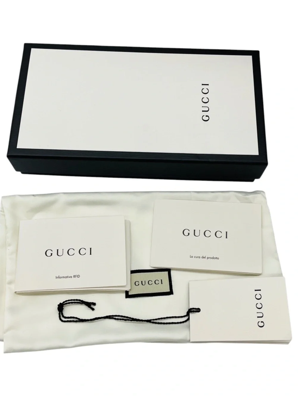 GUCCI BEIGE / GOLD METALLIC GG SUPREME BEES ZIP AROUND WALLET - Picture 8 of 8